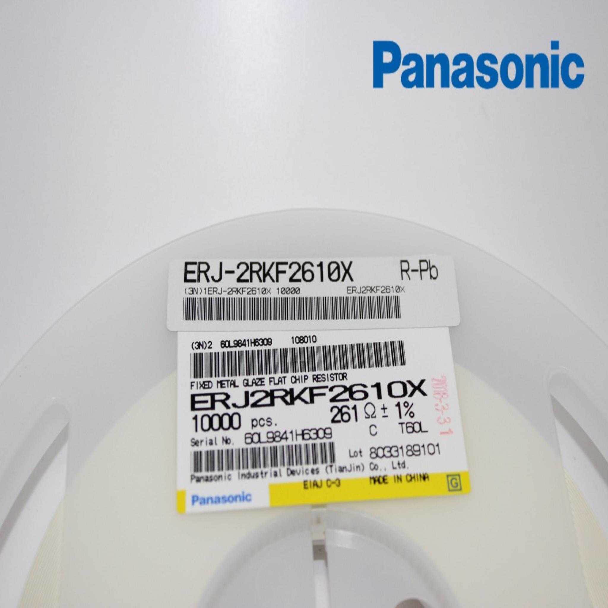 Picture of ERJ-2RKF2610X Panasonic | Resistor | Partsmax Türkiye